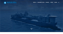 Desktop Screenshot of marinewellcontainment.com