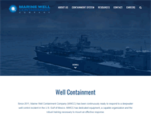 Tablet Screenshot of marinewellcontainment.com